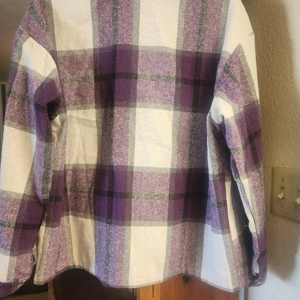 Womens flannel shacket